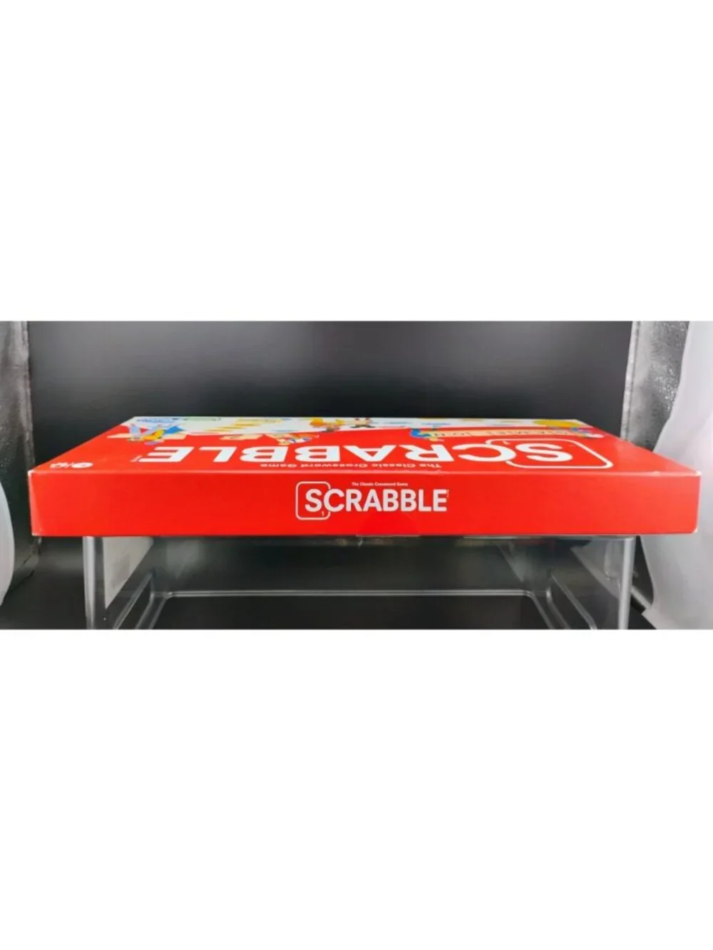 Scrabble Classic Crossword Game With Wooden Tile Racks & Board
